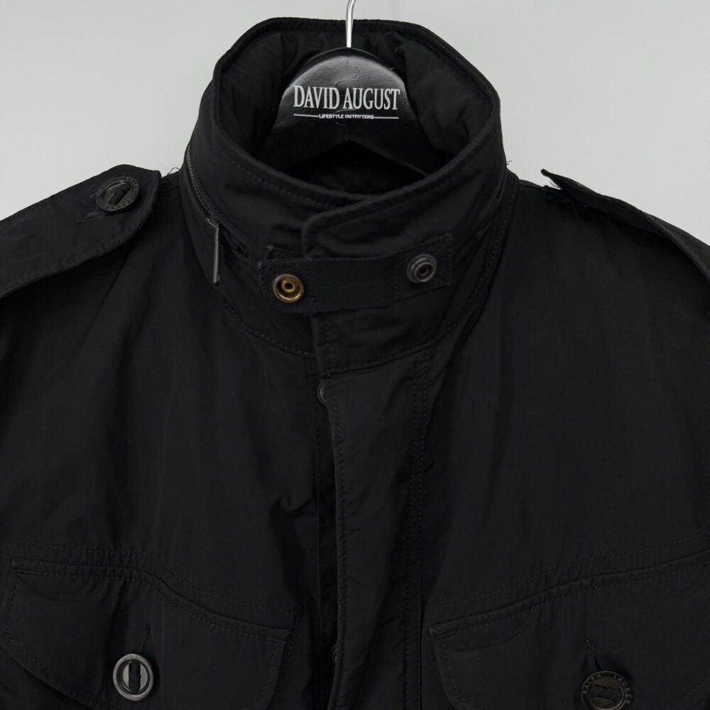 Polo Ralph Lauren USMC Military Duck Down Black Parka Jacket Size M - Picture 3 of 8